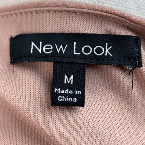 ASOS New Look cold shoulder chiffon shift dress M - Picture 5 of 6